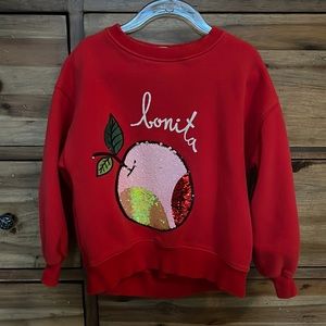 Zara girls sweatshirt